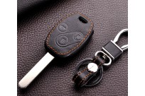 Кожаный чехол на ключ HONDA Accord CR-V Civic  2 и 3 кнопки